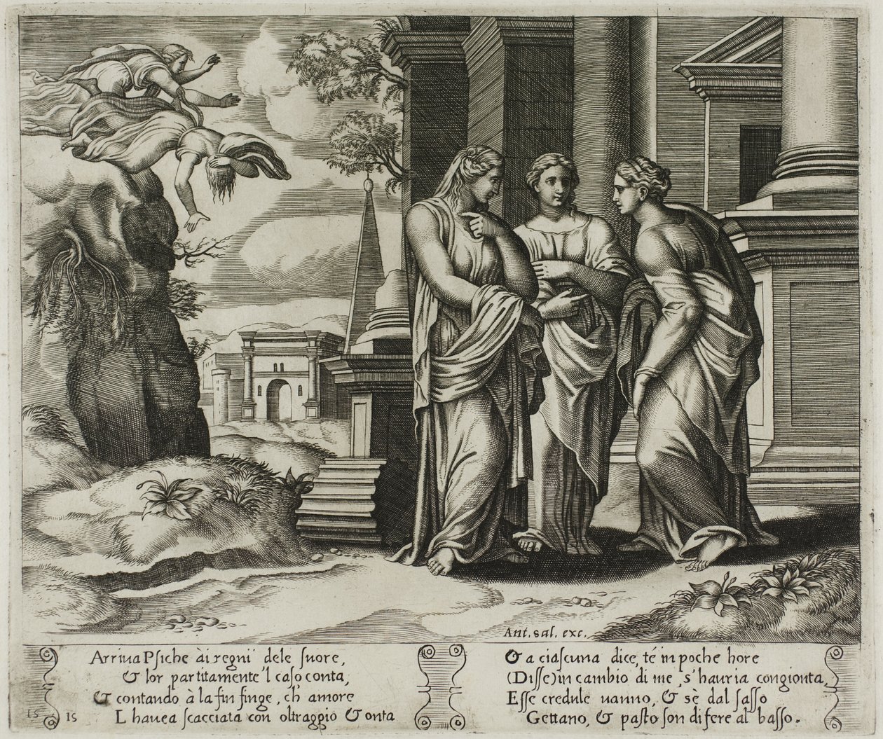 Psyche Talihsizliğini Kızkardeşlerine Anlatıyor by Master of the Die
