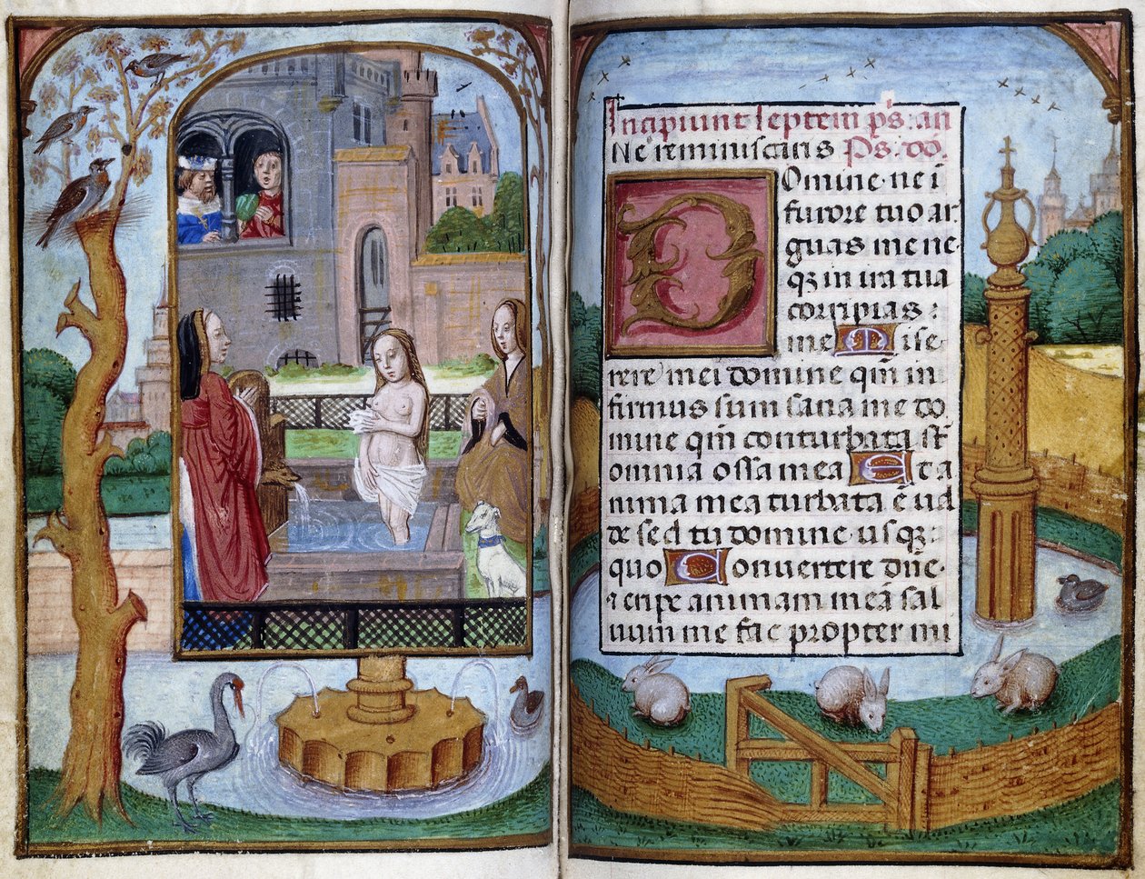 Bathsheba, yaklaşık 1490 by Master of the Dresden Prayer Book