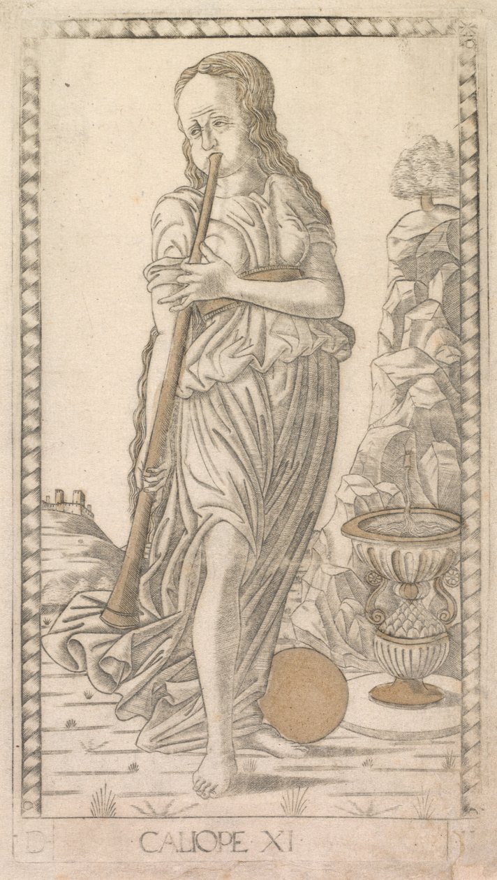 Tarocchi serisinden Calliope D: Apollo ve İlham Perileri, #11, 1467