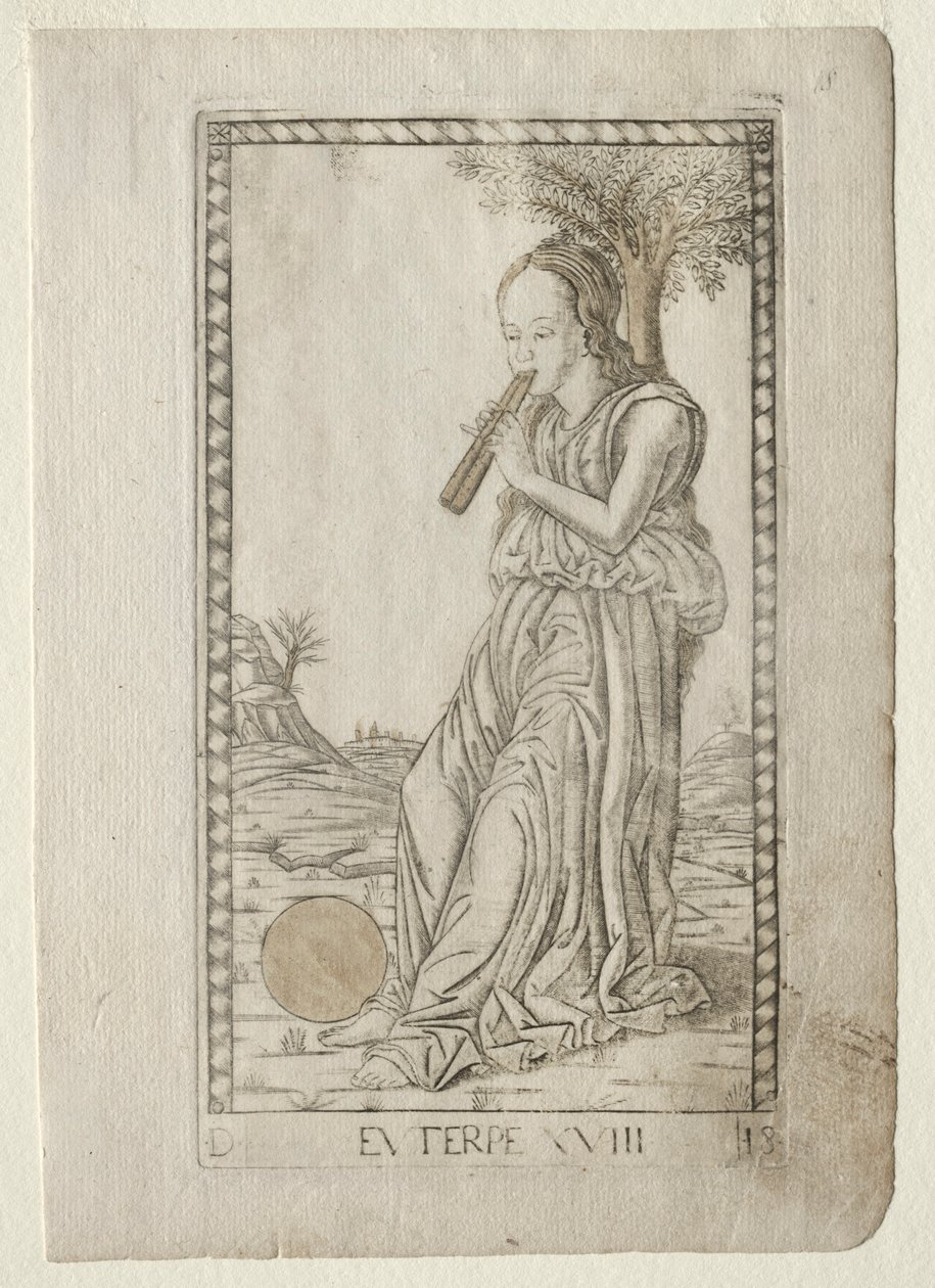 Euterpe müziği, Tarocchi D serisinden lirik şiir, 1467