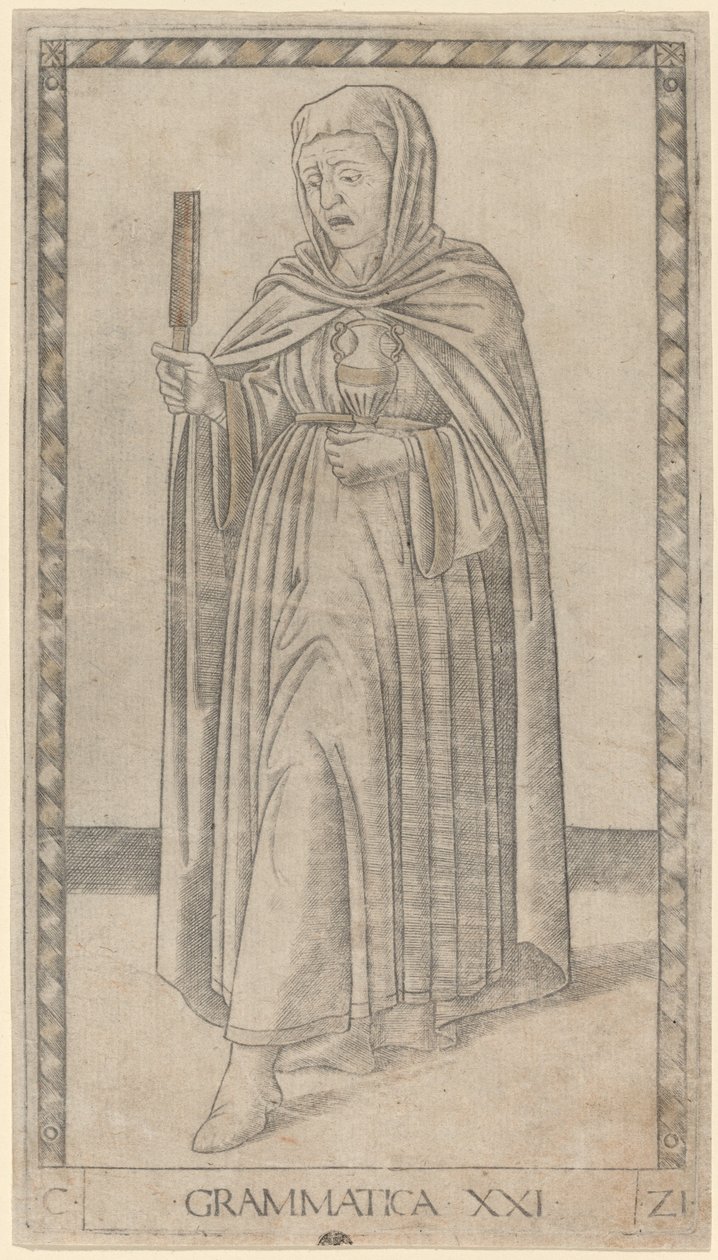 Dilbilgisi (Dilbilgisi) by Master of the E Series Tarocchi