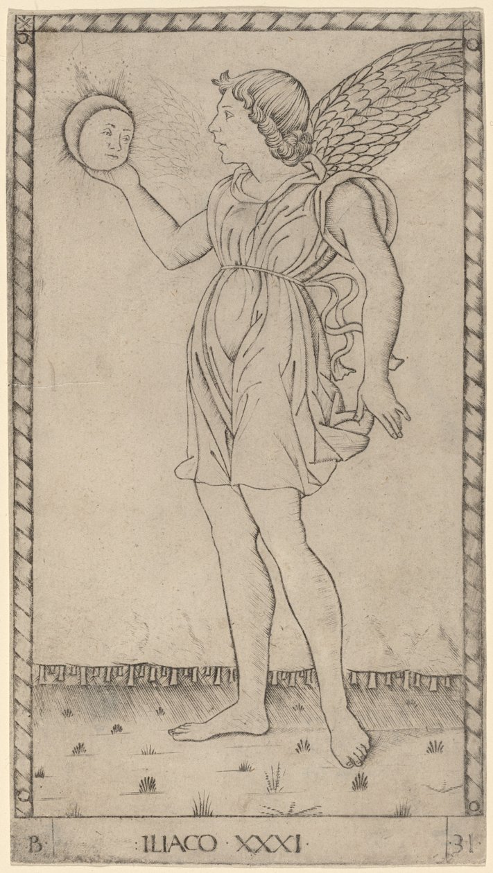 Iliaco (Güneş Dehası) by Master of the E Series Tarocchi