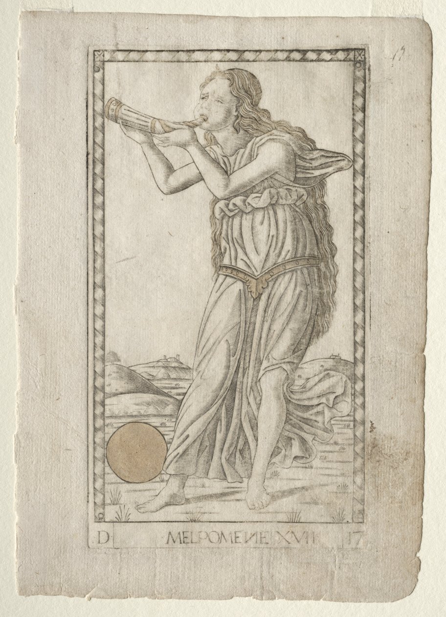 Tarocchi serisinden Melpomene trajedisi D: Apollo ve İlham Perileri, #17, 1467