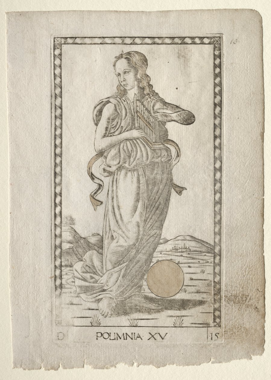 Polyhymnia (kahramanca ilahiler) (Tarocchi serisi D: Apollo ve İlham Perileri, #15