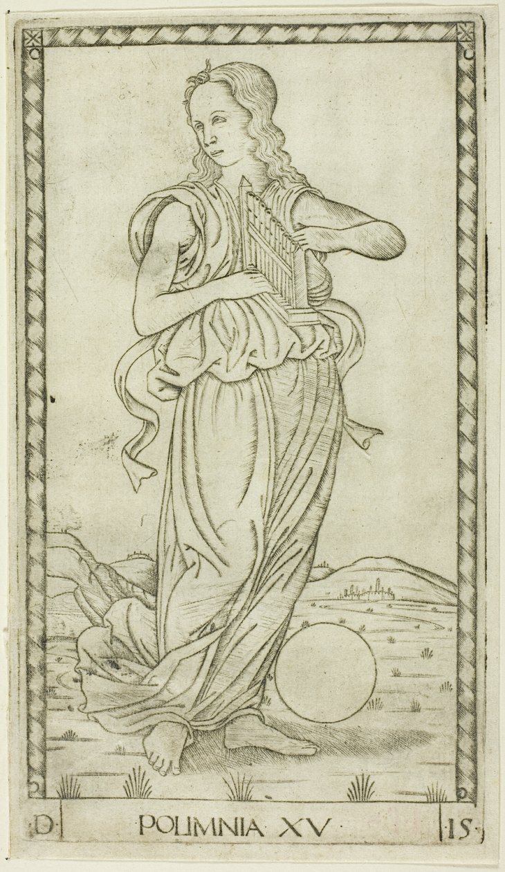 Polyhymnia, Apollon ve İlham Perileri