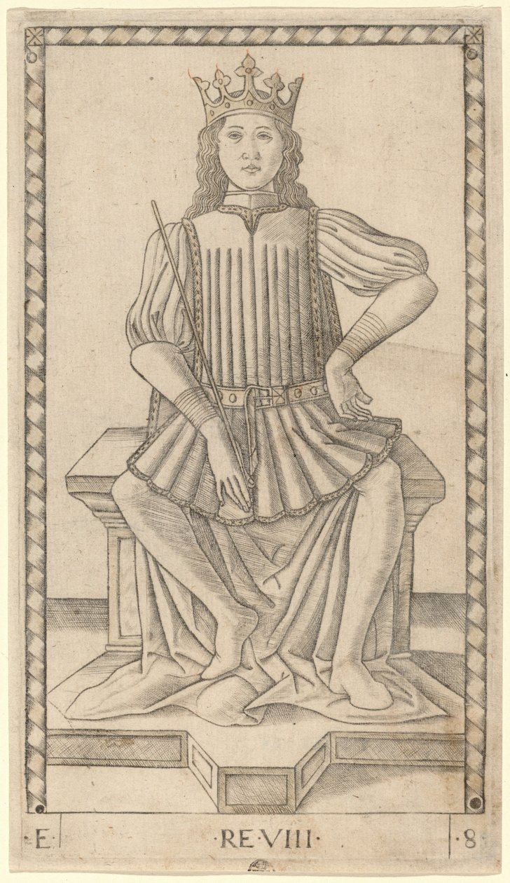 Yeniden (Kral) by Master of the E Series Tarocchi