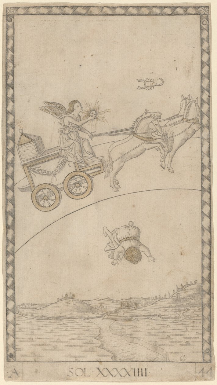 Güneş (Güneş) by Master of the E Series Tarocchi