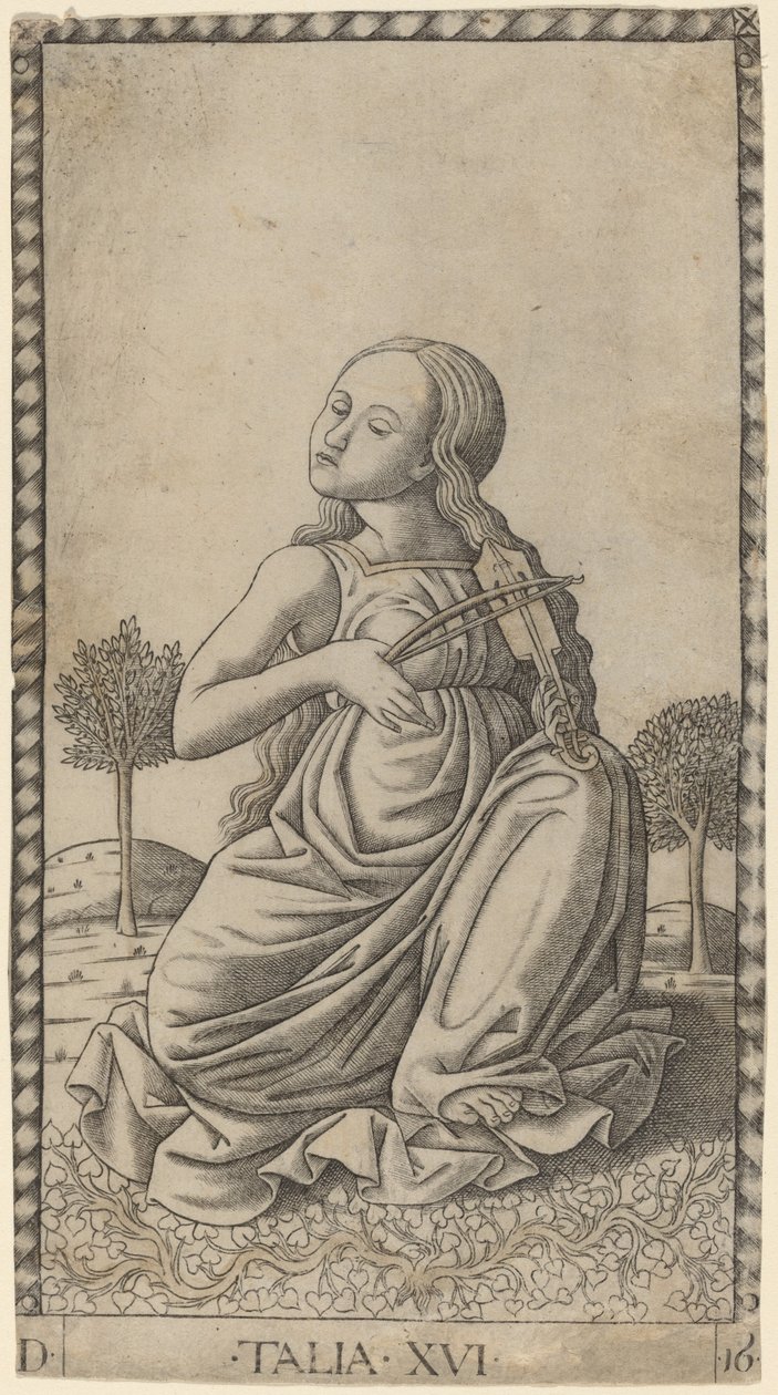 Talya (Talia) by Master of the E Series Tarocchi