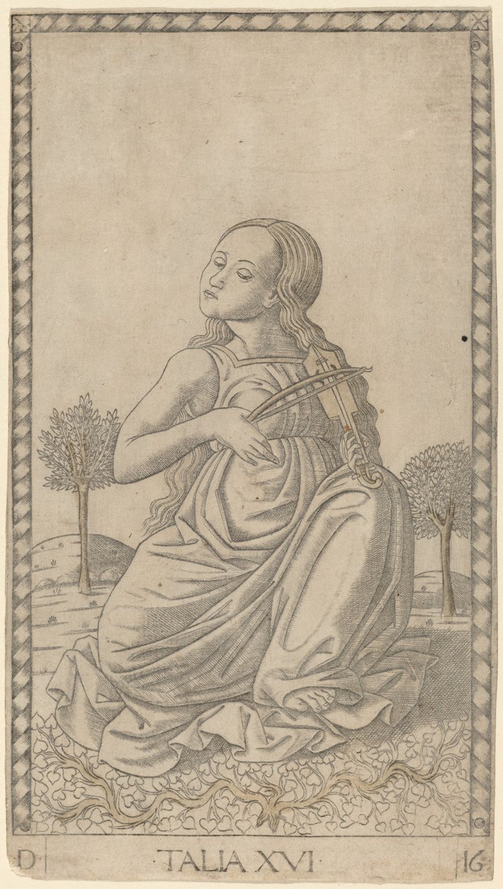 Talya (Talia) by Master of the E Series Tarocchi