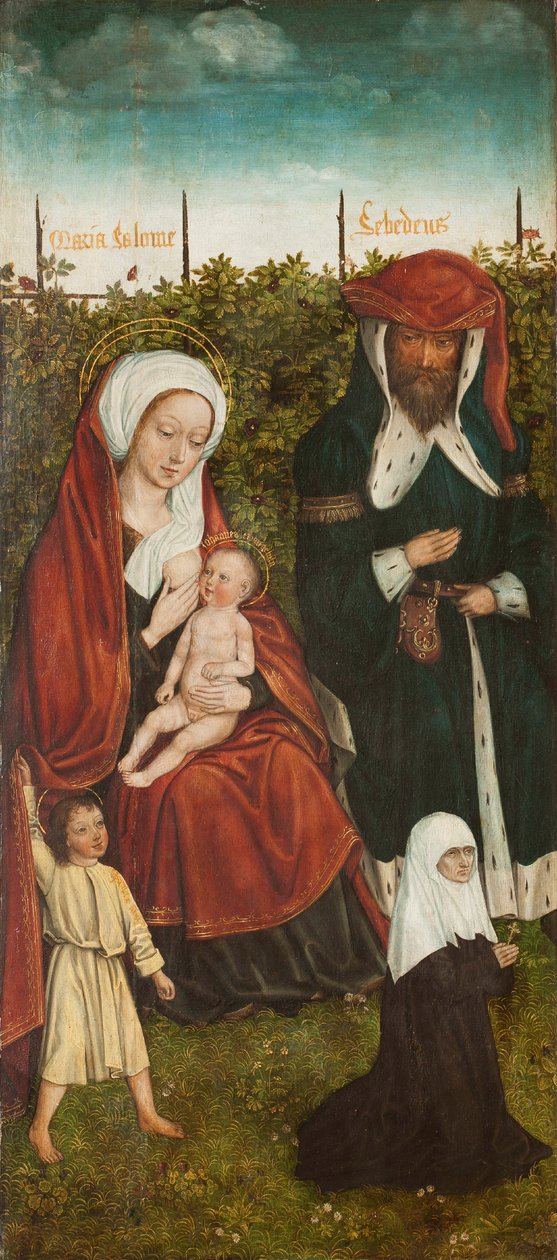 Saint Anne Triptik Ailesi, sol panel, yaklaşık 1500-1510. by Master of the Family of Saint
