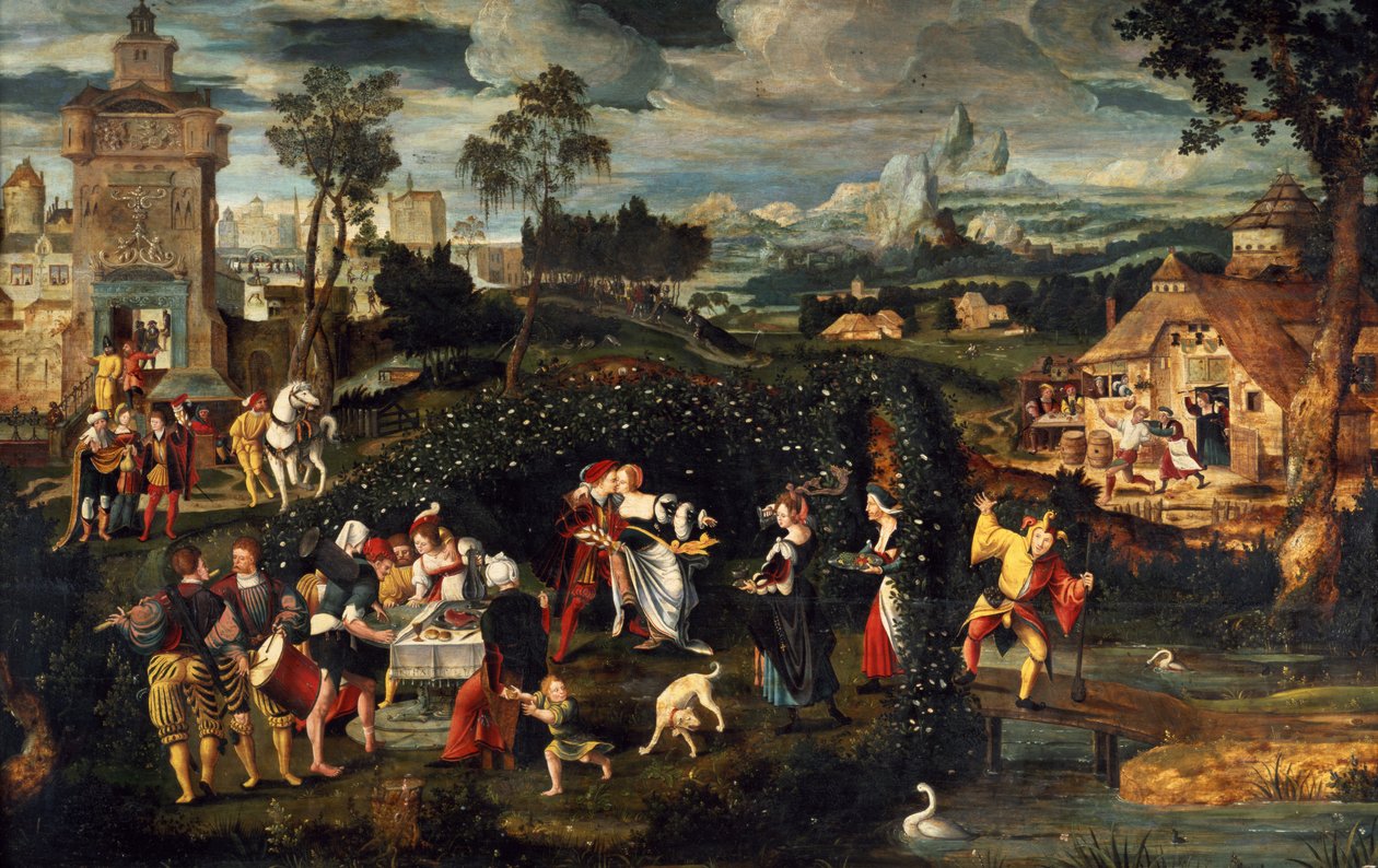 Bilinmeyen resim by Master of the Female Half Lengths