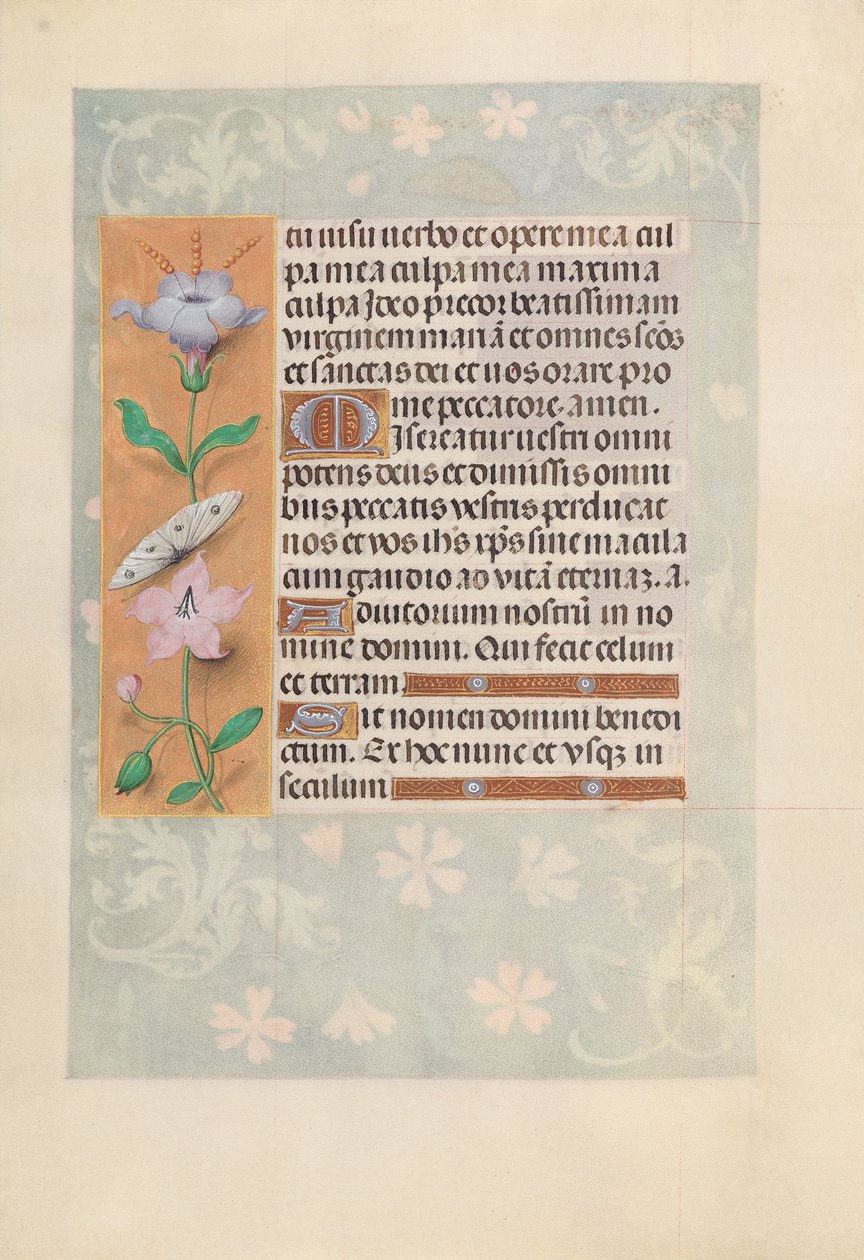 İspanya Kraliçesi Katolik Kraliçe Isabella'nın Saatleri: Fol. 88v, c. 1500. by Master of the First Prayerbook of Maximillian
