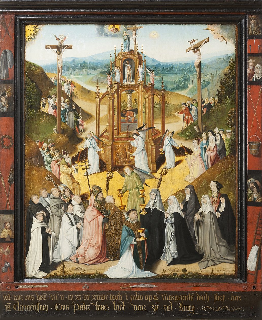 La fontaine de vie, epitaphe pour frere Clemenssoen - Yaşam Çeşmesi. Peder Clemenssoen için kitabe - Prag Yaşam Çeşmesi