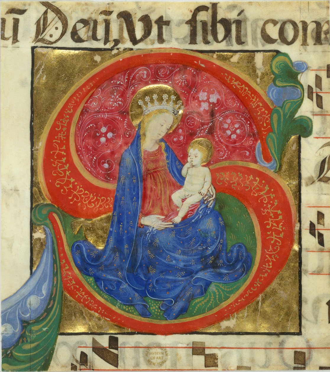 15. yüzyılın ortalarında bir Antiphonary