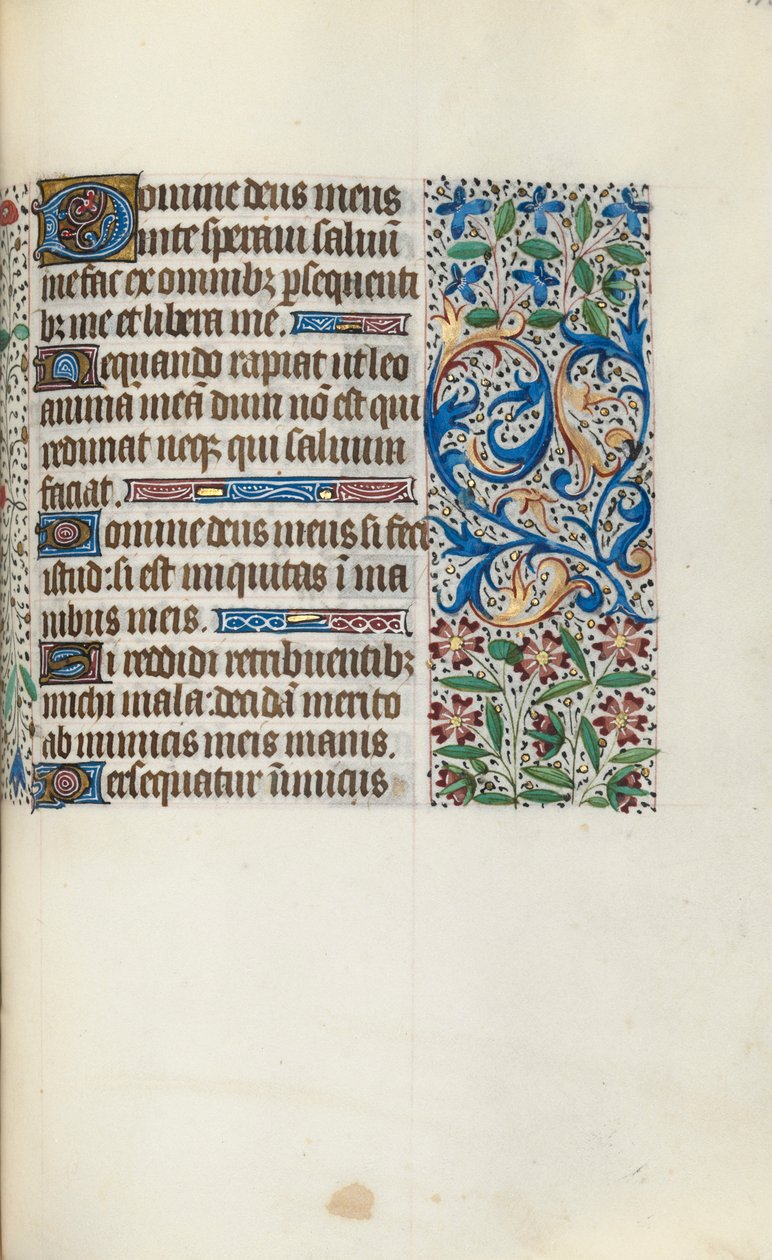 Rouen Kullanım Saatleri Kitabı: fol. 113r, c. 1470. by Master of the Geneva Latini