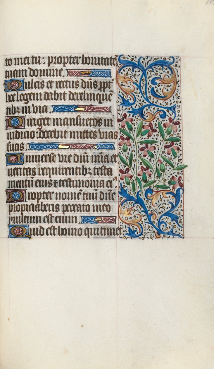 Rouen Kullanım Saatleri Kitabı: fol. 119r, c. 1470. by Master of the Geneva Latini