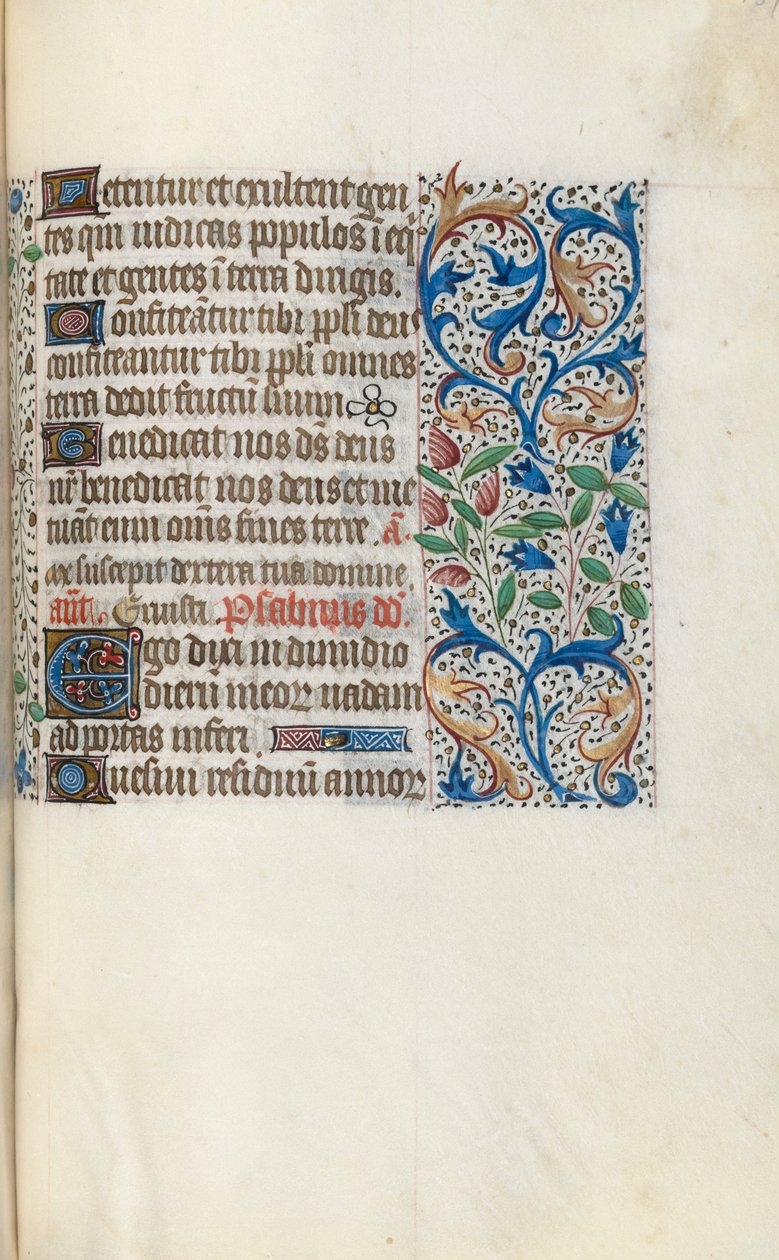 Rouen Kullanım Saatleri Kitabı: fol. 139r, c. 1470. by Master of the Geneva Latini