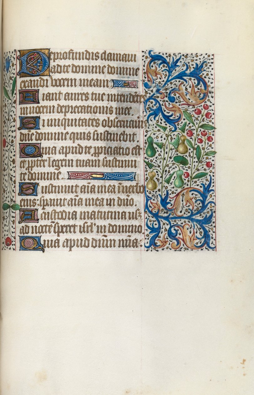 Rouen Kullanım Saatleri Kitabı: fol. 145r, c. 1470. by Master of the Geneva Latini