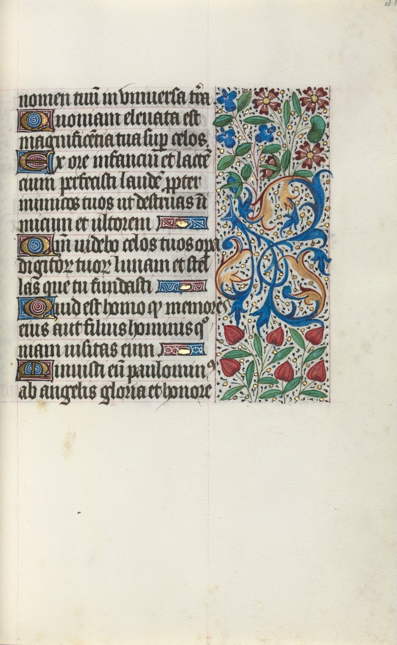 Rouen Kullanım Saatleri Kitabı: fol. 31r, c. 1470. by Master of the Geneva Latini