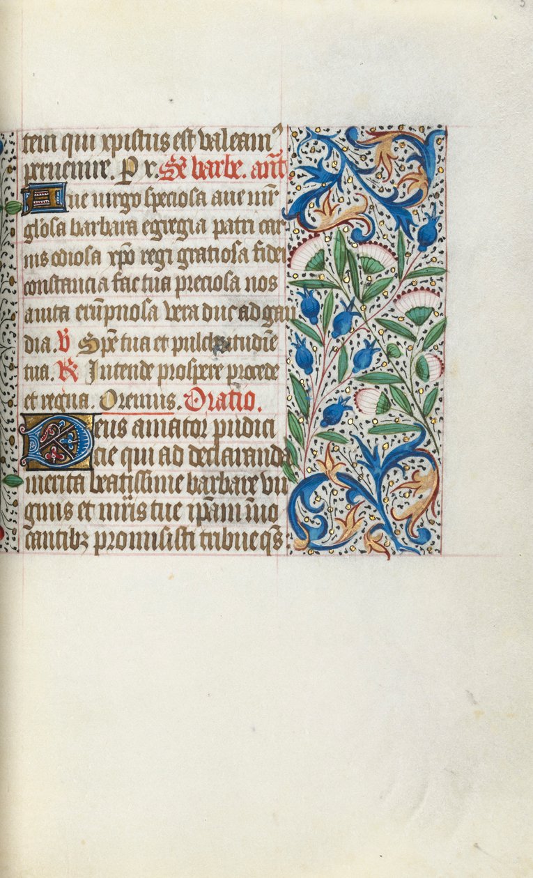 Rouen Kullanım Saatleri Kitabı: fol. 54r, c. 1470. by Master of the Geneva Latini