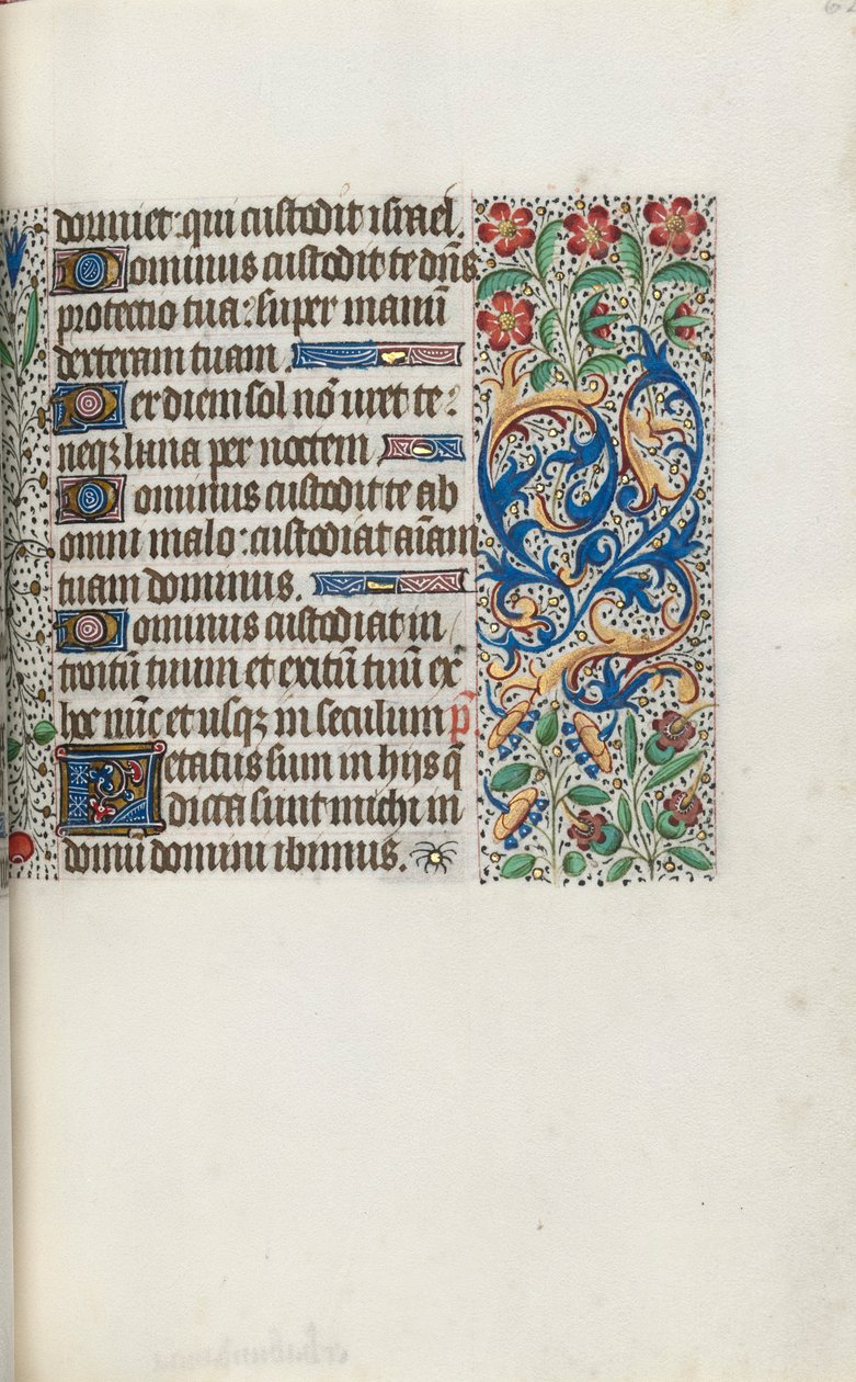 Rouen Kullanım Saatleri Kitabı: fol. 62r, c. 1470. by Master of the Geneva Latini