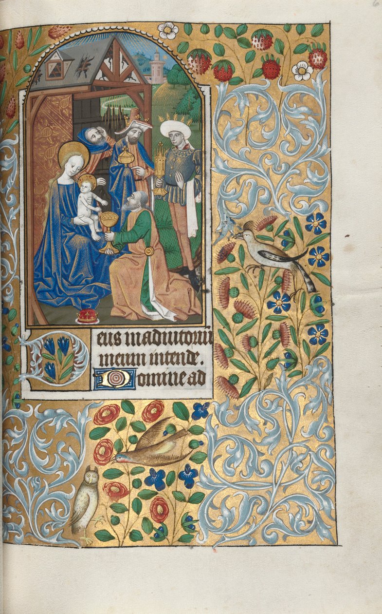 Rouen Kullanım Saatleri Kitabı: fol. 64r, Magi