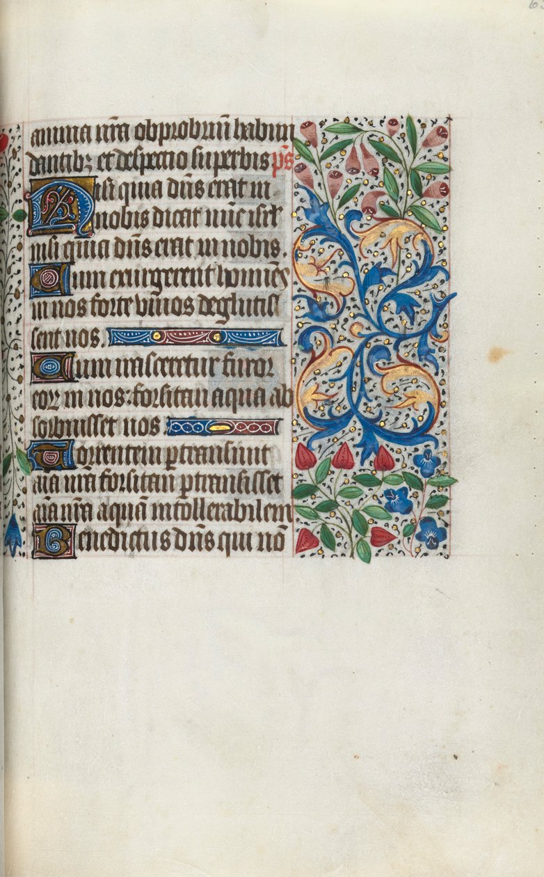 Rouen Kullanım Saatleri Kitabı: fol. 65r, c. 1470. by Master of the Geneva Latini