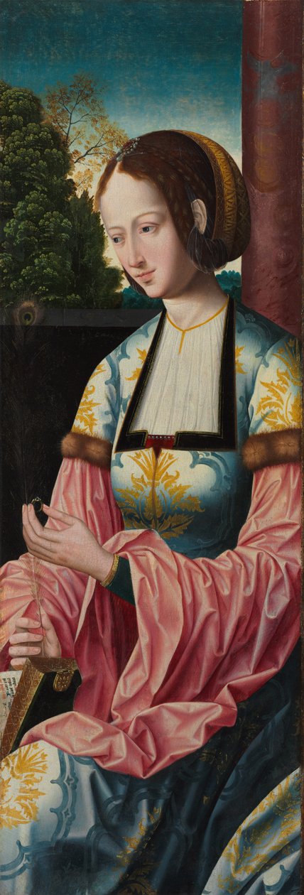 Aziz Barbara, c. 1520. by Master of the Holy Blood