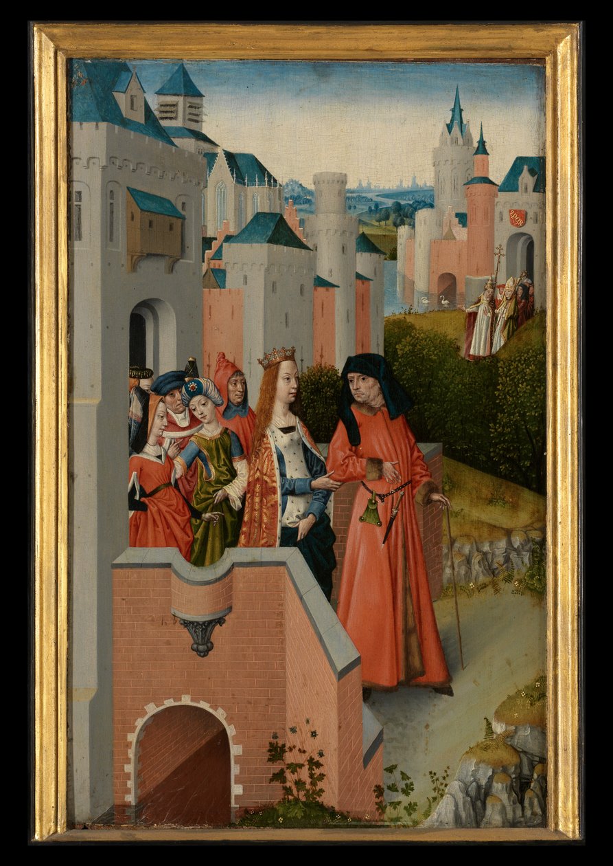 Aziz Ursula Efsanesinden Panel by Master of the Legend of St. Ursula