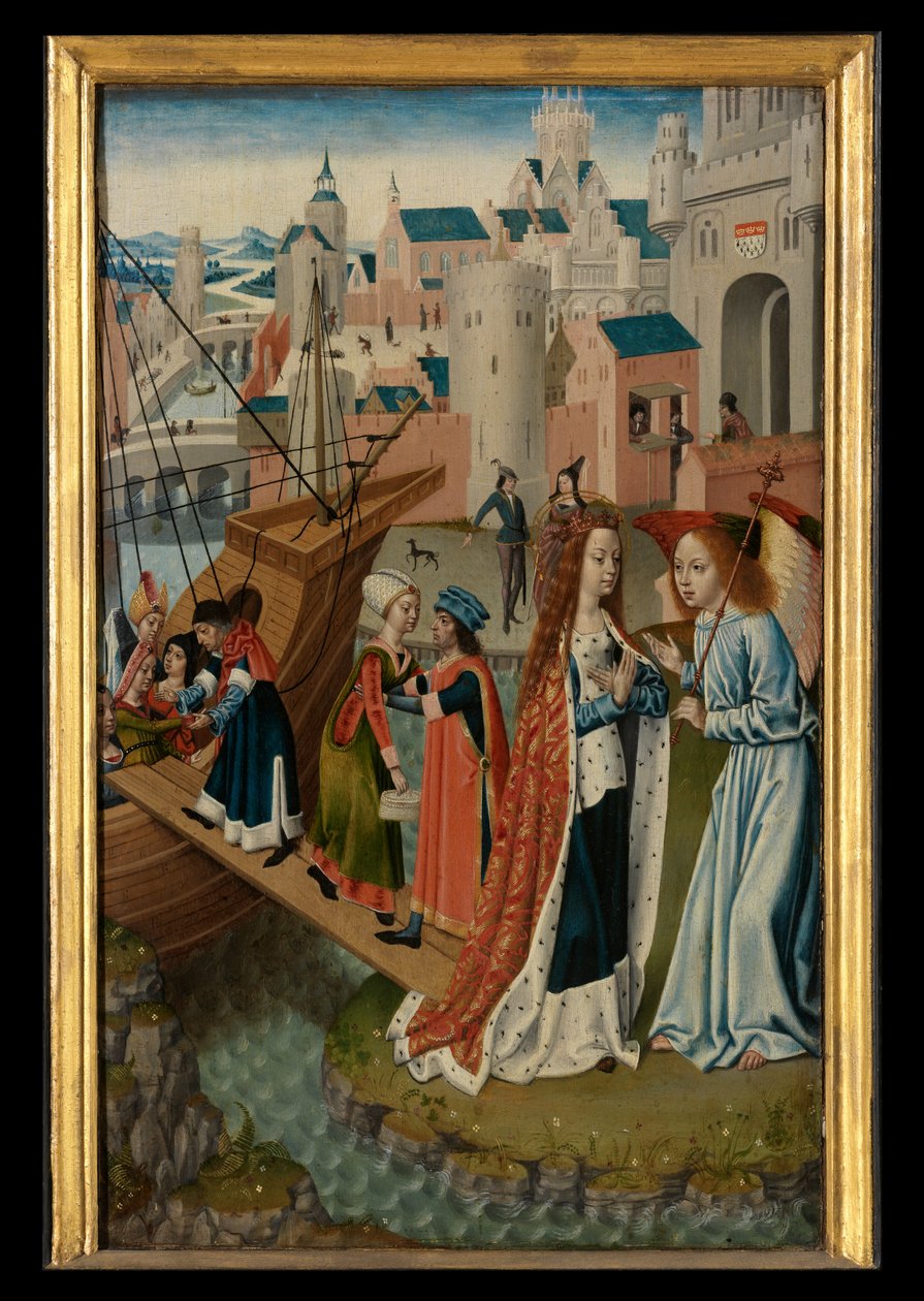 Aziz Ursula Efsanesinden Panel by Master of the Legend of St. Ursula