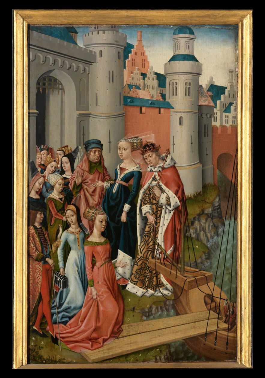 Aziz Ursula Efsanesinden Panel by Master of the Legend of St. Ursula