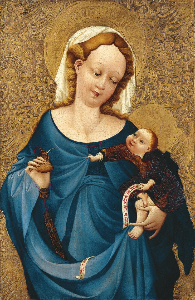 Hoklu Madonna, yaklaşık 1430 by Master of the Middle Rhine