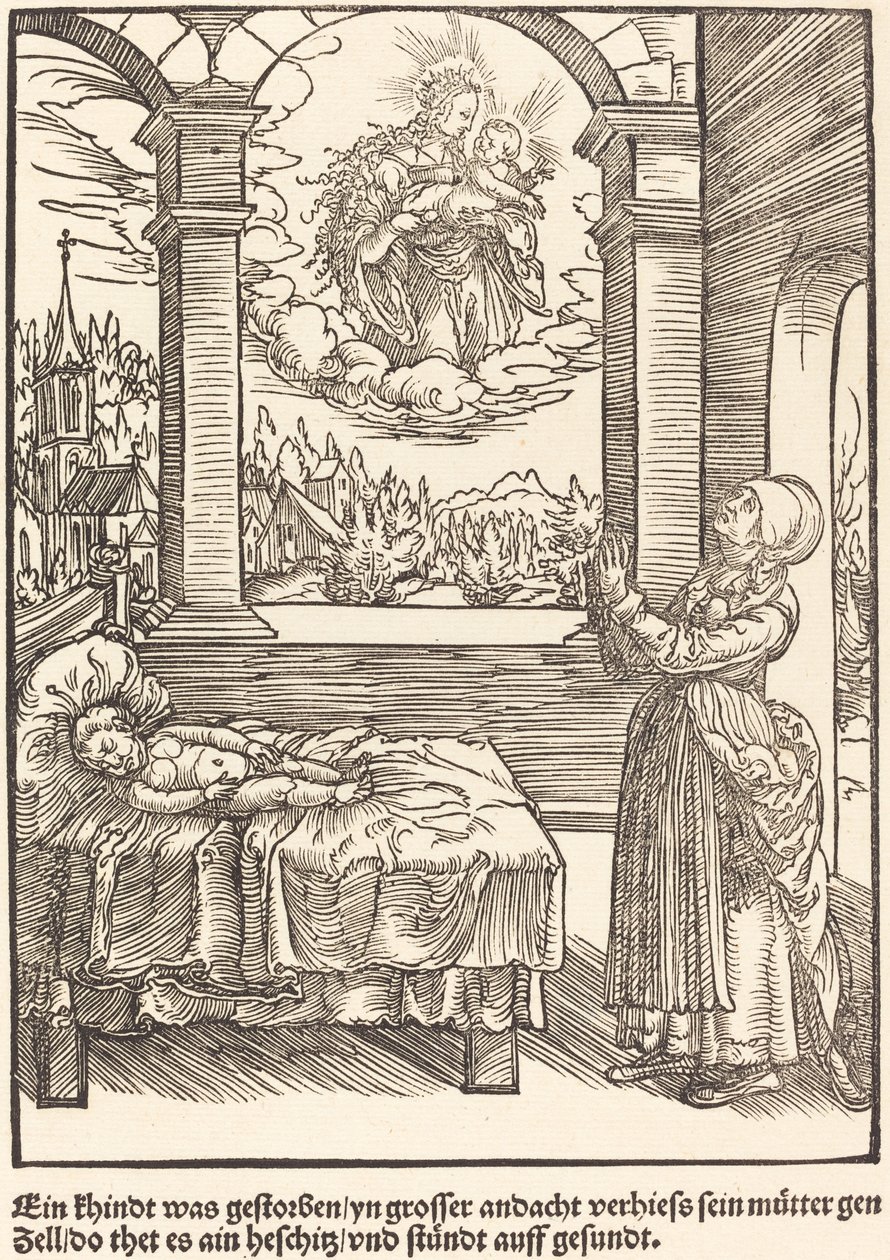 Ölen bir Khindt... by Master of the Miracles of Mariazell