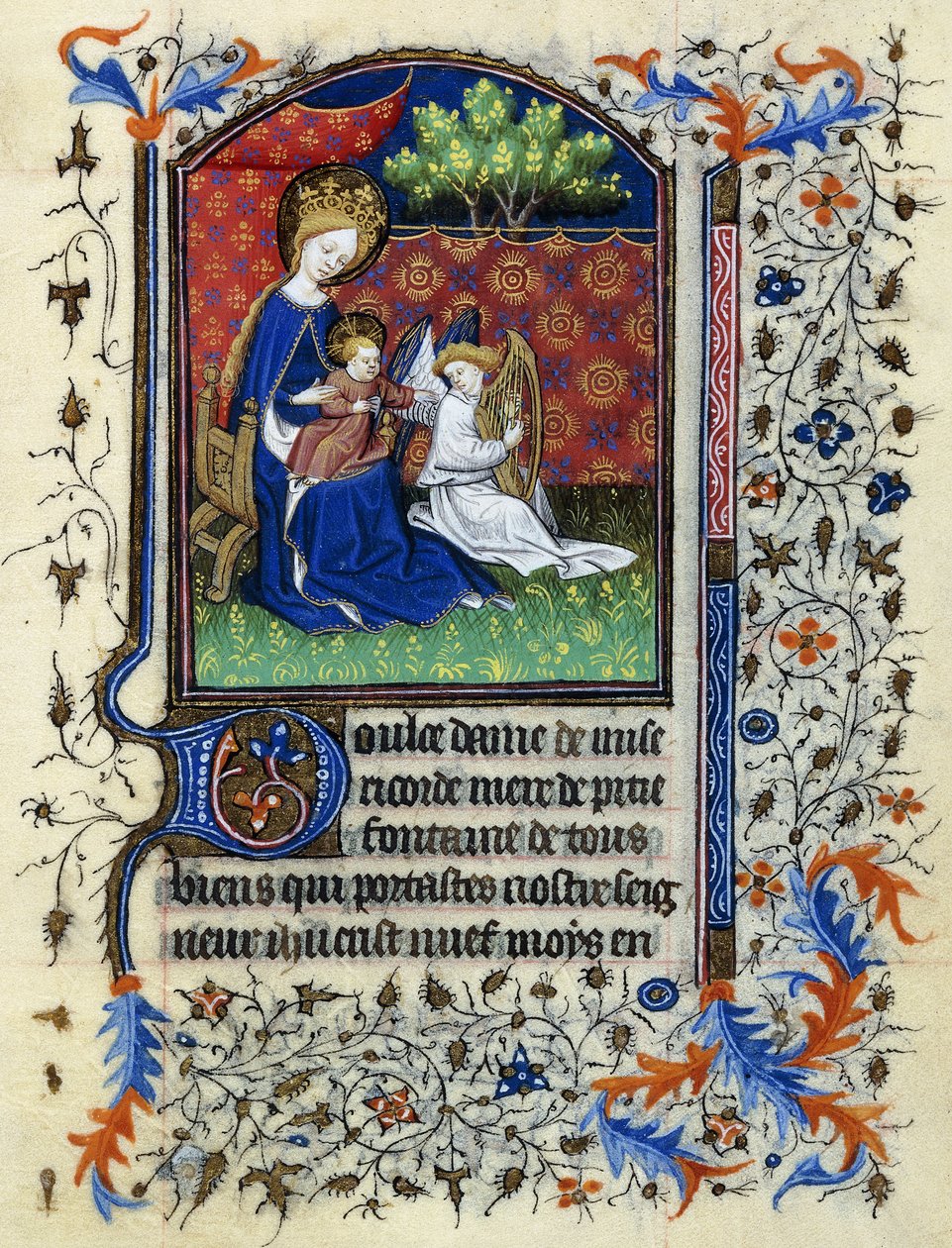 Taçlı Bakire, c.1430-1440 by Master of the Munich Golden Legend