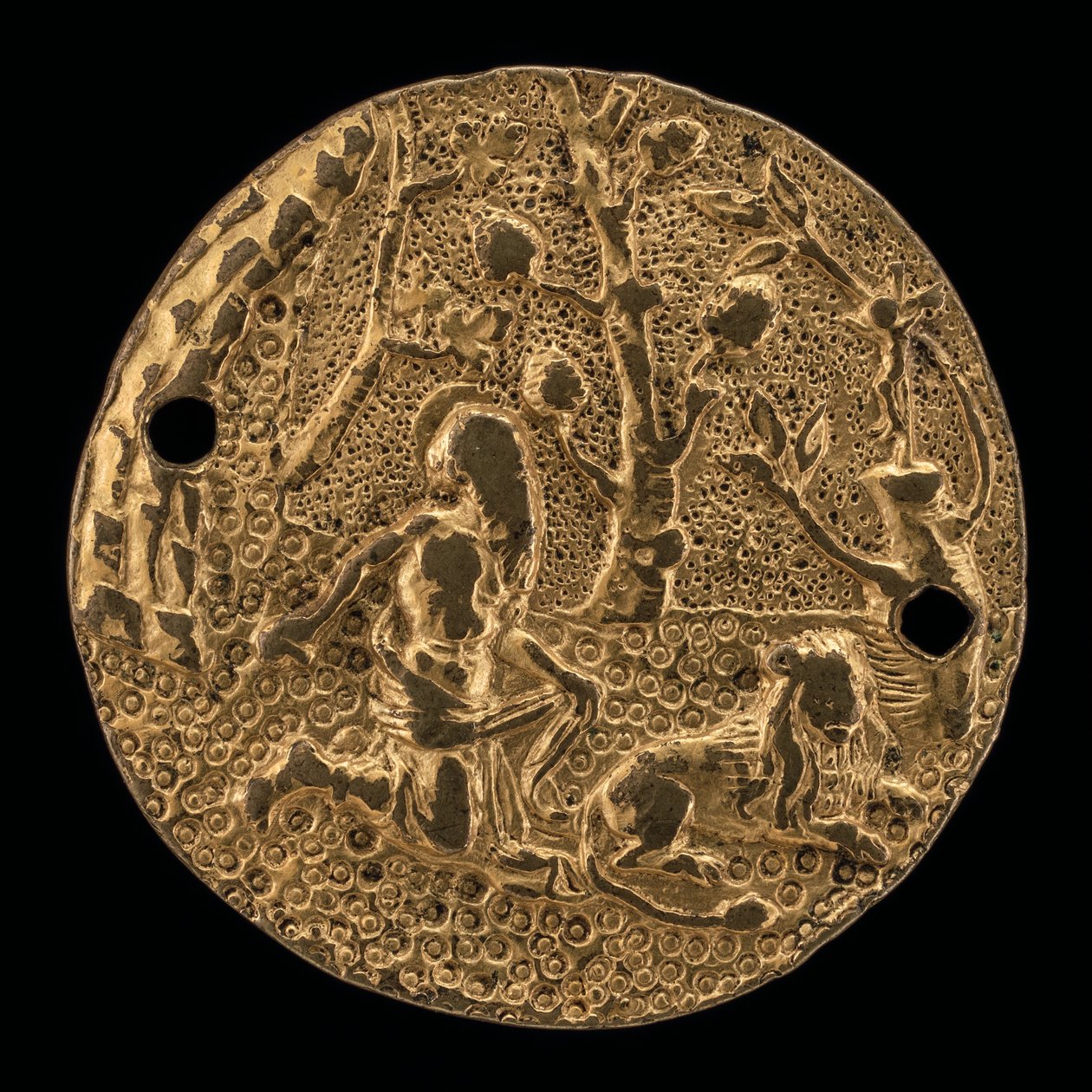 Vahşi Doğada Aziz Jerome, c. 1500. by Master of the Passion of Christ
