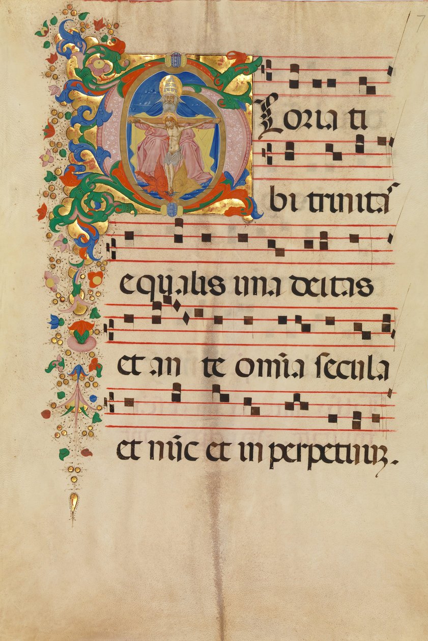 Bir Antiphonary, İtalyanca, 2. yarı 15. yy