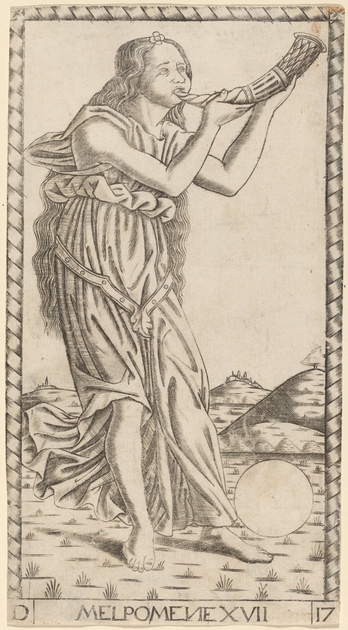 Melpomen by Master of the S Series Tarocchi