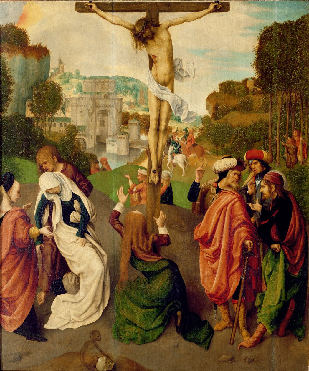 çarmıha germe by Master of the Virgo Inter Virgines