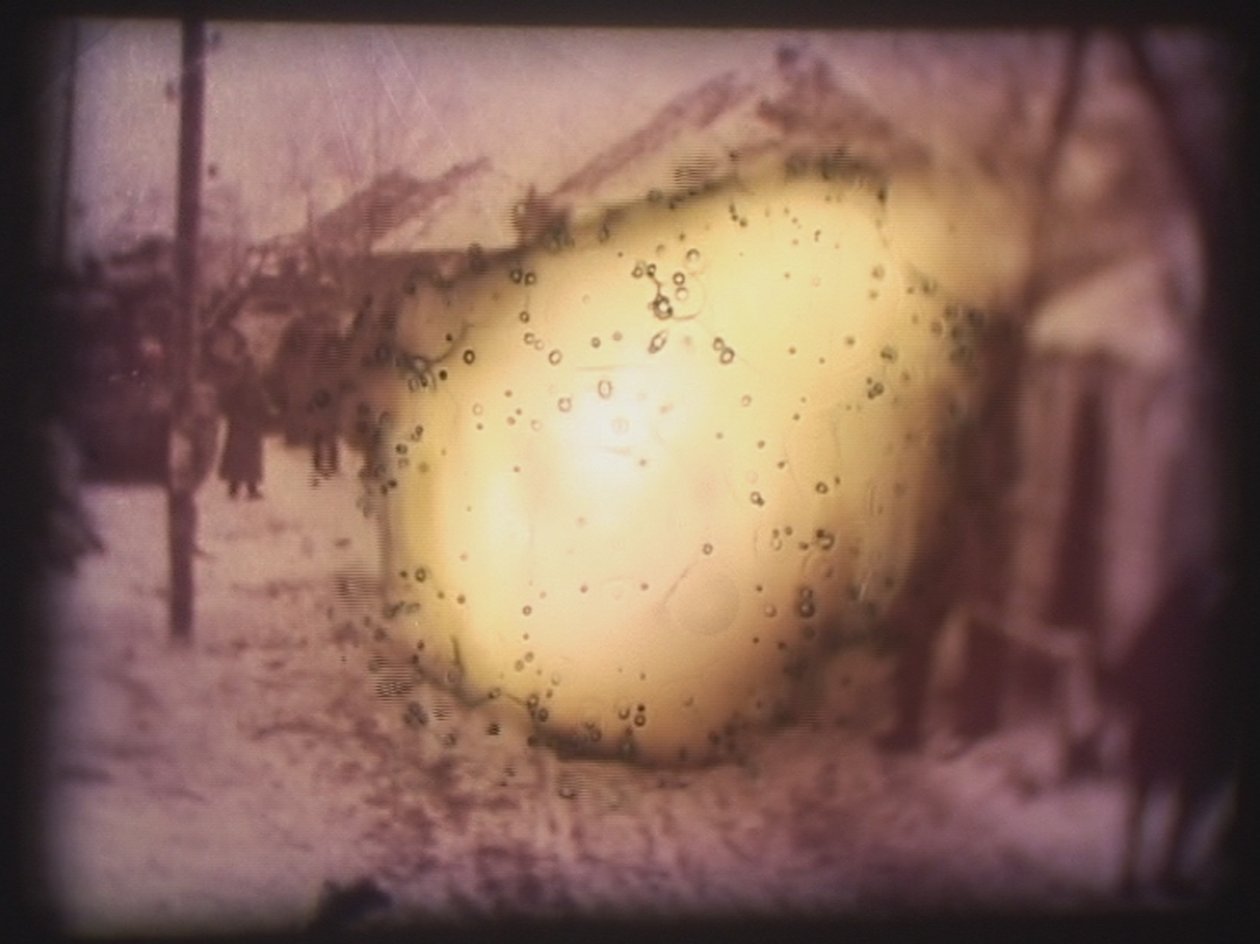 Barbarossa, 2002 (Video projektör ve simülasyonlu slayt projektörü) by Mat Collishaw