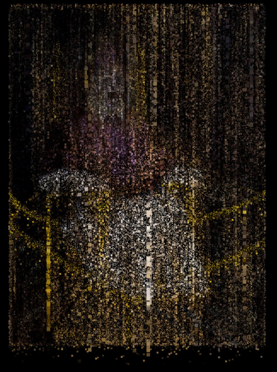 Masumiyetin Sonu, 2009 (Perde, projektör ve sabit disk) by Mat Collishaw