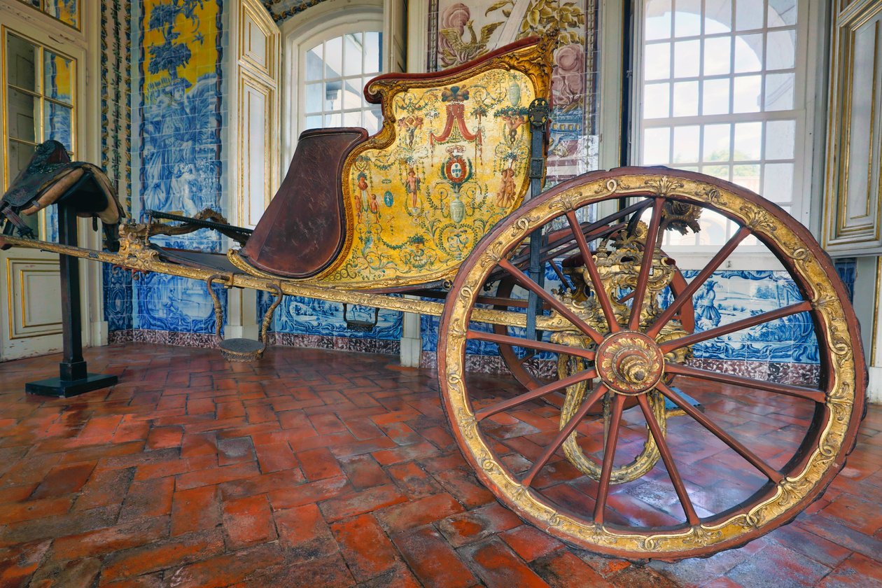 Queluz Sarayı, Queluz, Portekiz. Süslü vagon., 2020 (fotoğraf) by Mateus Vicente de Oliveira