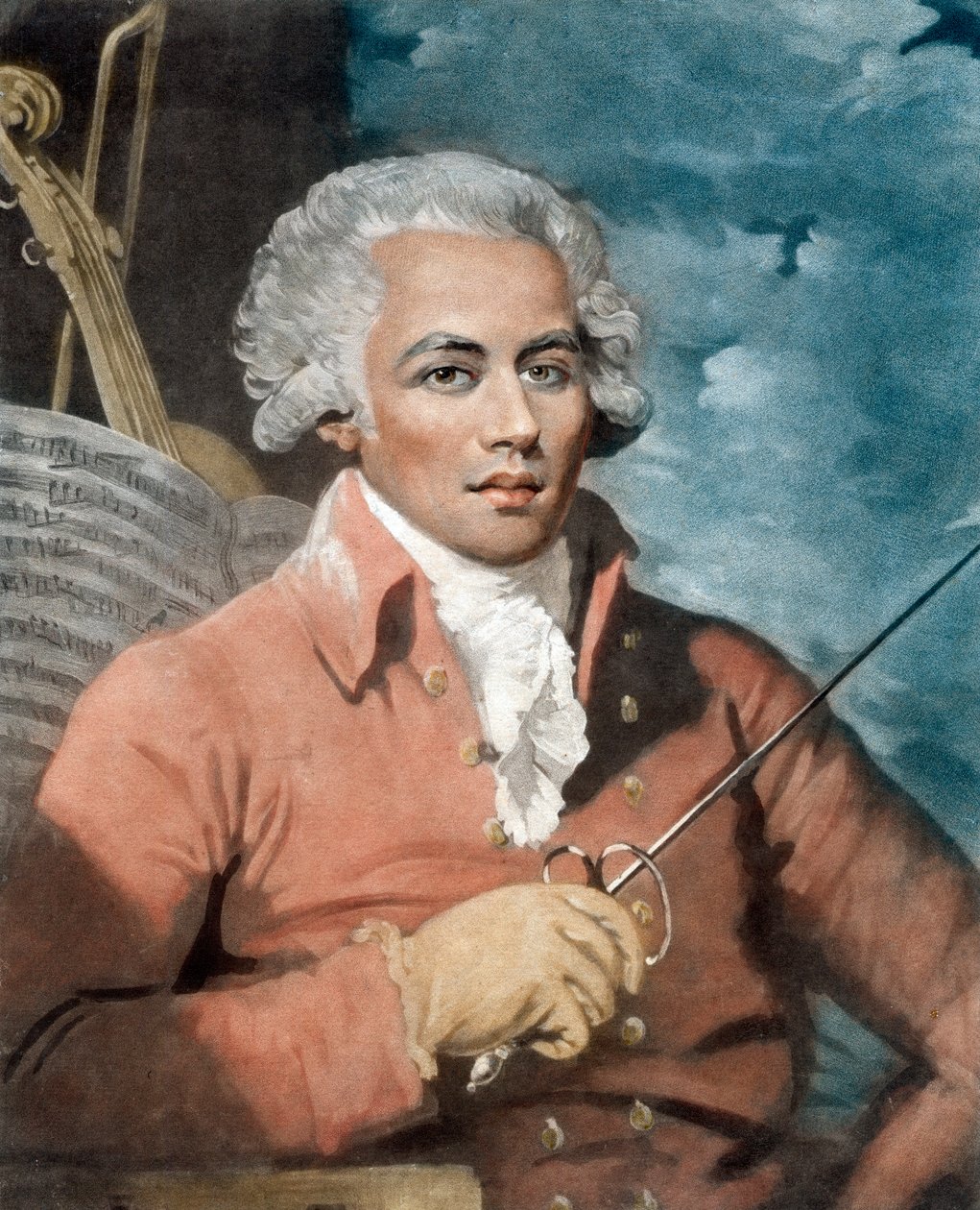 Joseph Boulogne (1748-99), Aziz George Şövalyesi; Guadeloupe