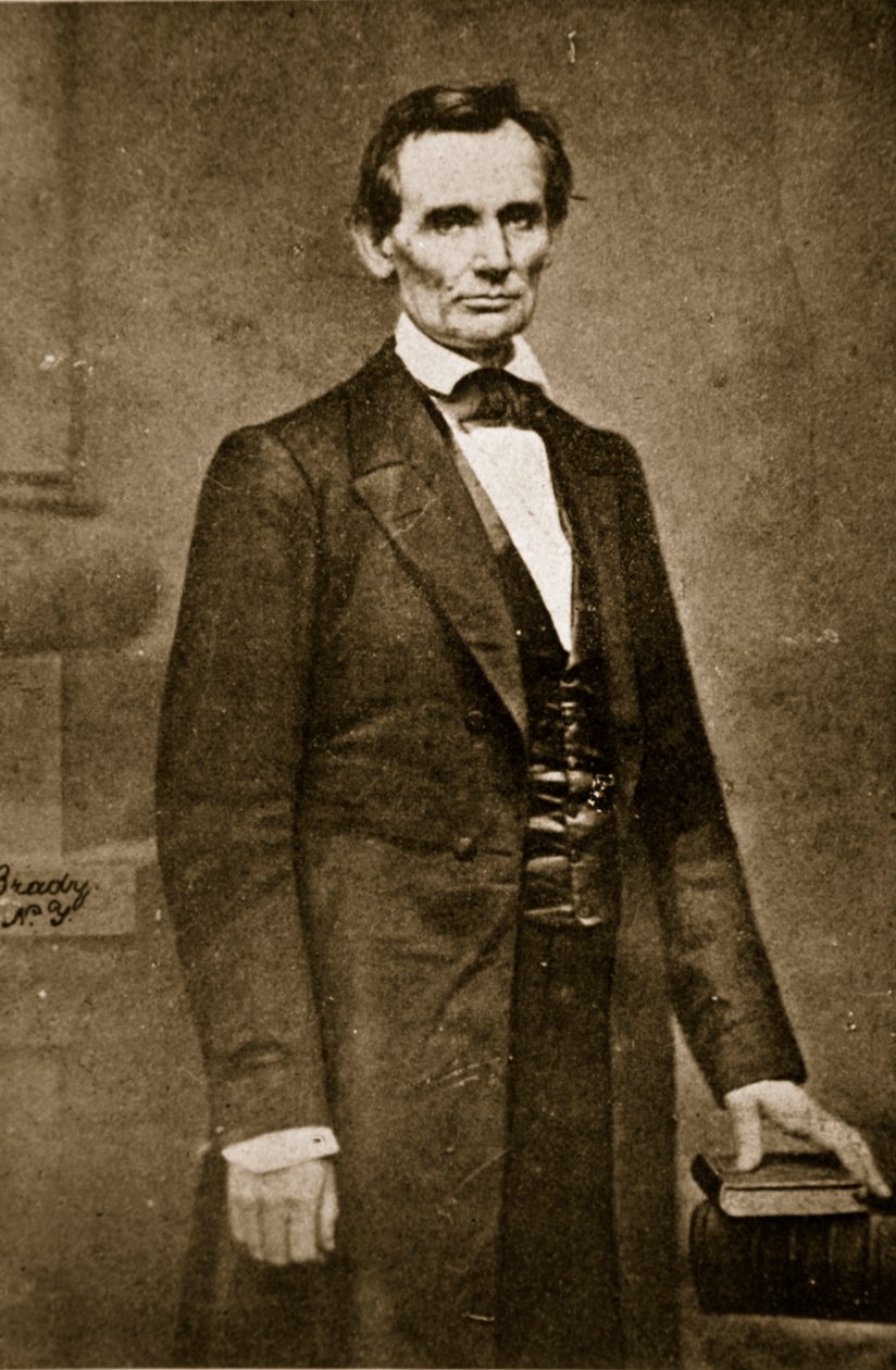 Abraham Lincoln, Şubat 1860 by Mathew B. Brady