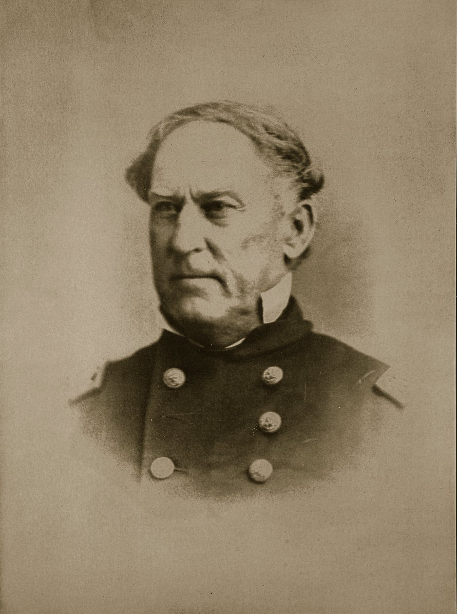 Amiral David G. Farragut, 1861-65 by Mathew B. Brady