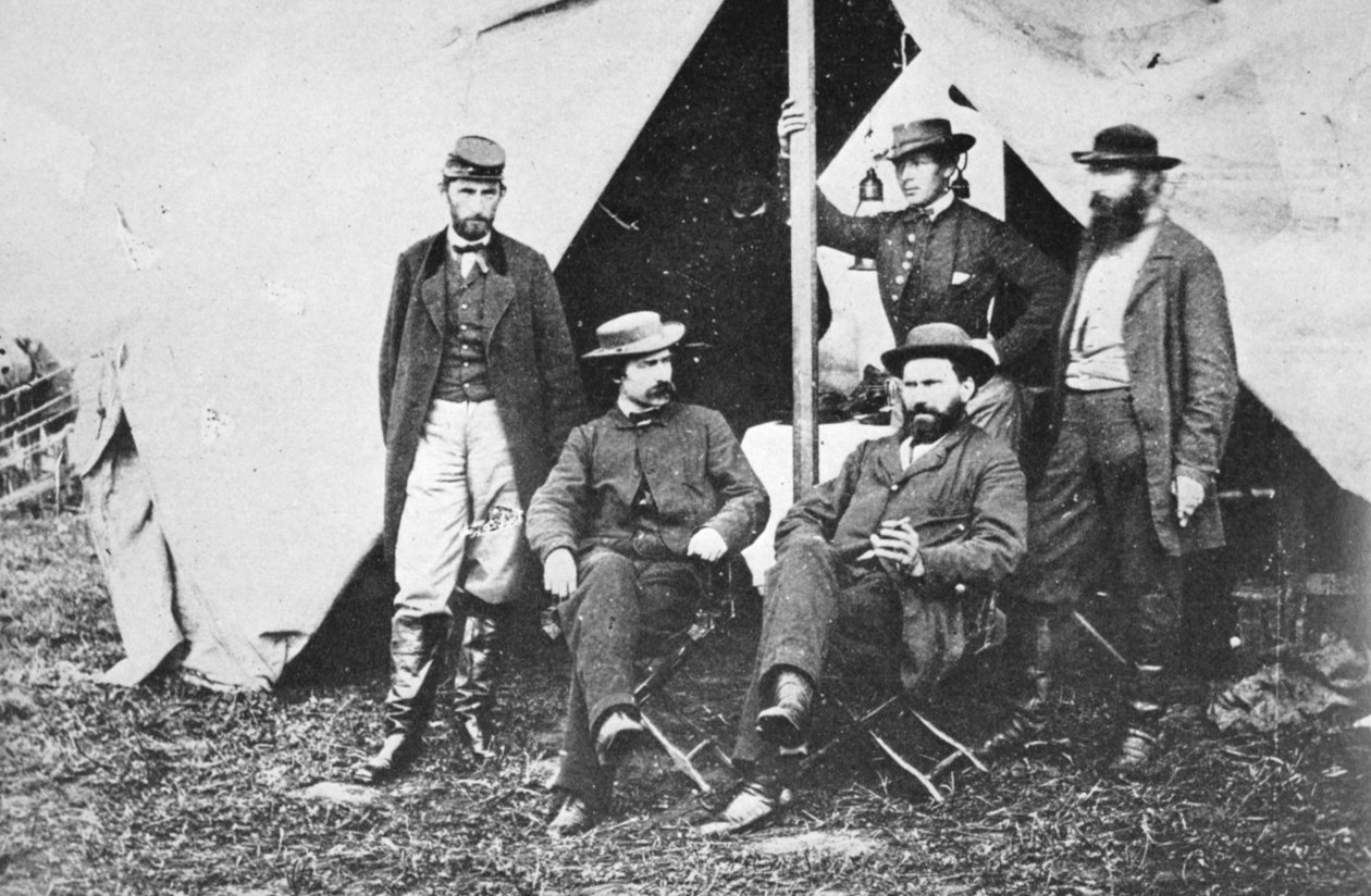 1862 savaştan sonra Antietam'da Allan Pinkerton by Mathew B. Brady