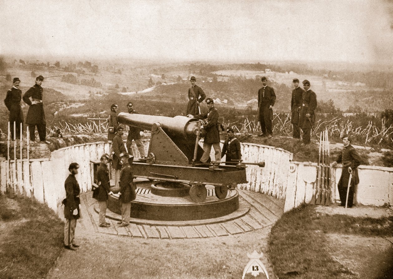 Washington Savunması, Fort Totten, 1861-65 by Mathew B. Brady