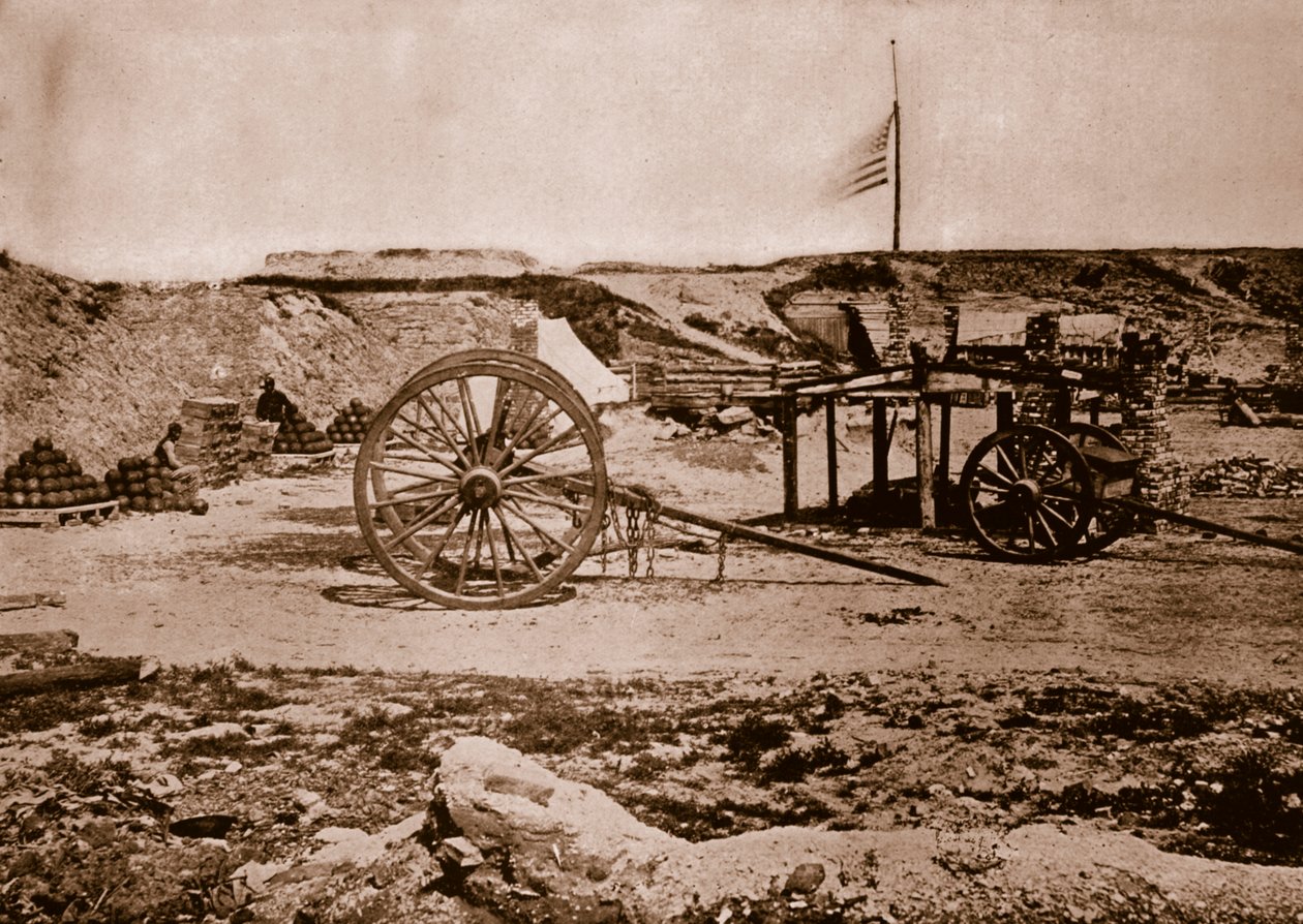 Fort Johnson, Charleston, Güney Karolina, 1861-65 by Mathew B. Brady
