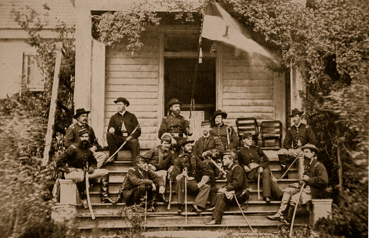 General A. T. A. Torbert and Staff, 1864  by Mathew B. Brady