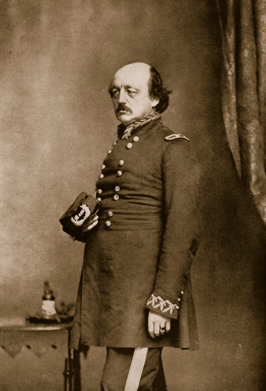 General Benjamin F. Butler, 1861-65 (sepya fotoğrafı) by Mathew B. Brady