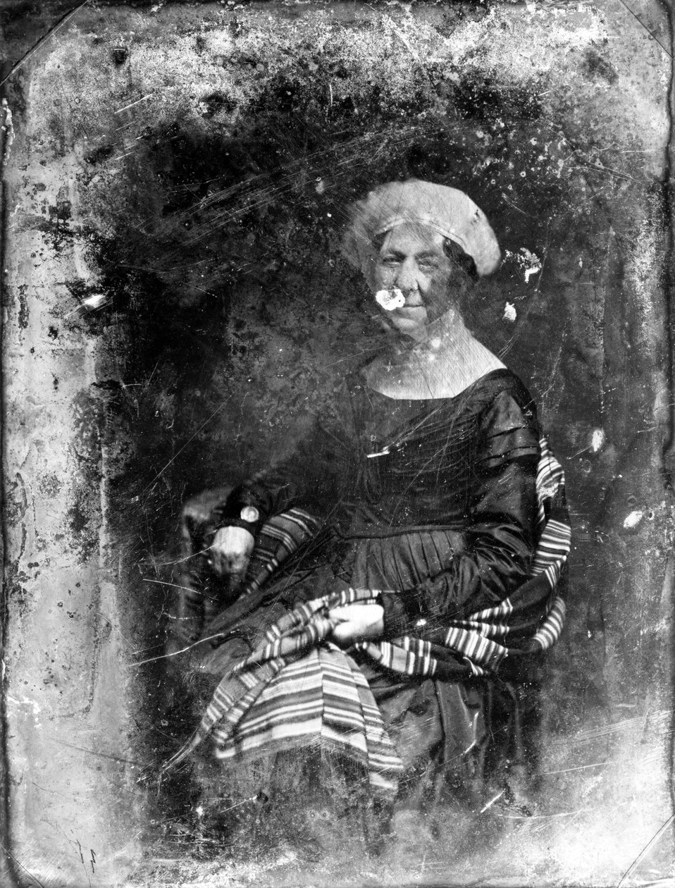 Dolley Madison, 1848 (dagerreyotipi) by Mathew B. Brady